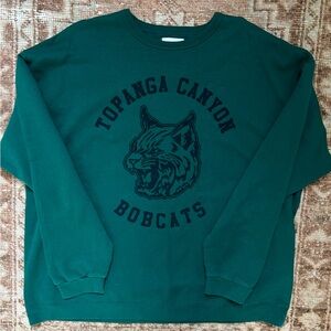 Urban Renewal X Life Clothing Remade Topanga Graphic Crew Neck Sweatshirt | NWOT